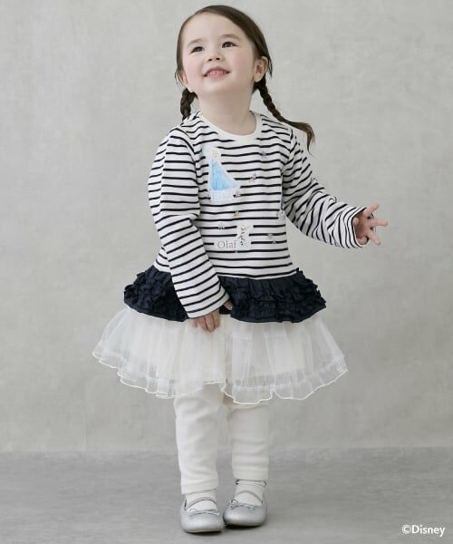 petit main / プティマイン Tシャツ | 【Frozen】ペプラム長袖Tシャツ | 詳細4