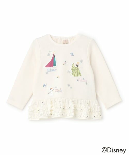 petit main / プティマイン Tシャツ | 【Frozen】ペプラム長袖Tシャツ | 詳細5