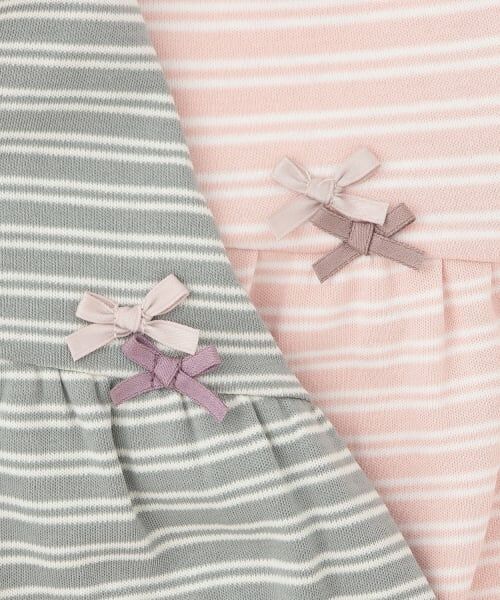 petit main / プティマイン Tシャツ | 【オーガニック】ペプラム長袖Tシャツ | 詳細8