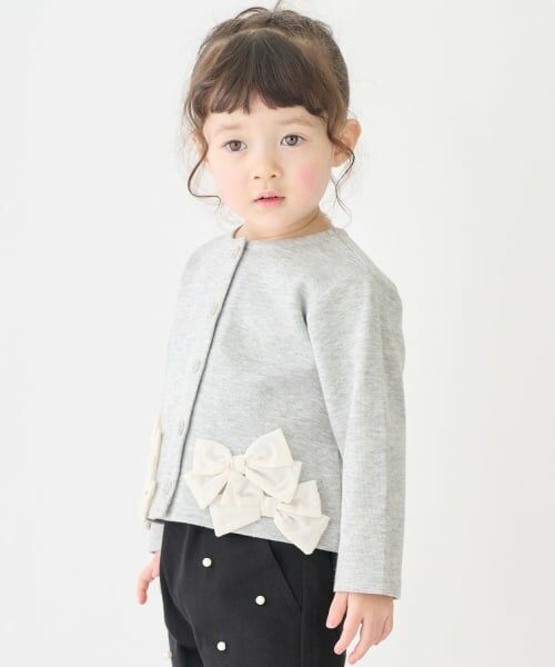 petit main / プティマイン カーディガン・ボレロ | 【リンク】リボンカーディガン | 詳細3