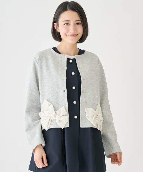 petit main / プティマイン カーディガン・ボレロ | 【リンク】リボンカーディガン | 詳細8