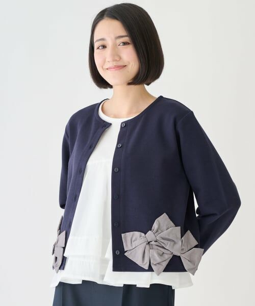 petit main / プティマイン カーディガン・ボレロ | 【リンク】リボンカーディガン | 詳細9