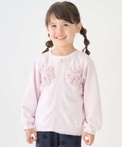 petit main / プティマイン カーディガン・ボレロ | 【リンク/防汚】フリルモチーフハオリ