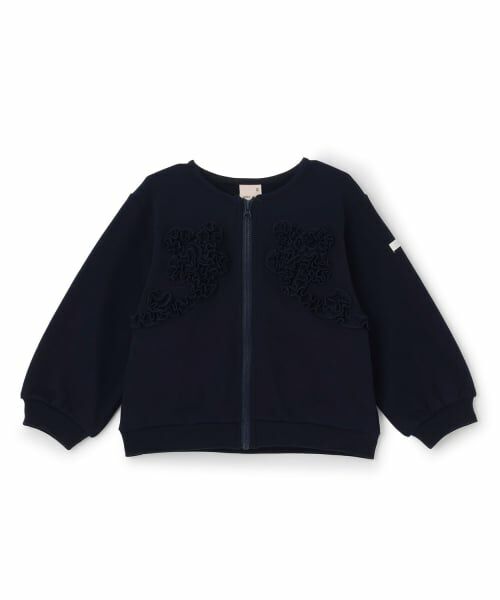 petit main / プティマイン カーディガン・ボレロ | 【リンク/防汚】フリルモチーフハオリ | 詳細10