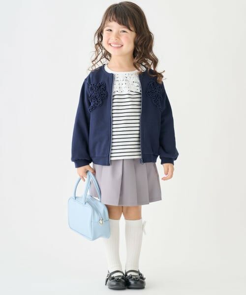 petit main / プティマイン カーディガン・ボレロ | 【リンク/防汚】フリルモチーフハオリ | 詳細4