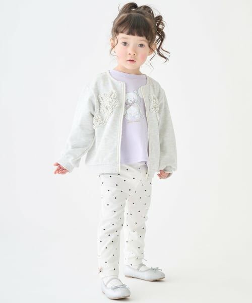 petit main / プティマイン カーディガン・ボレロ | 【リンク/防汚】フリルモチーフハオリ | 詳細7