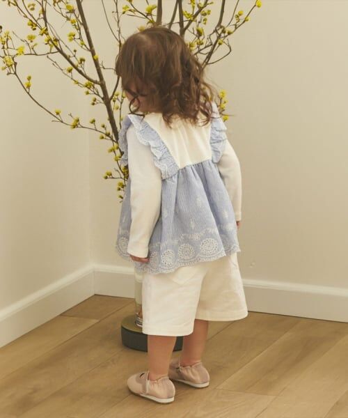 petit main / プティマイン その他トップス | 【リンク】ショルダーフリル長袖チュニック | 詳細3