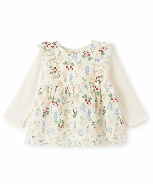 petit main / プティマイン その他トップス | 【リンク】ショルダーフリル長袖チュニック | 詳細6