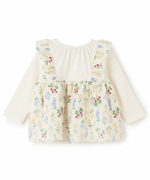 petit main / プティマイン その他トップス | 【リンク】ショルダーフリル長袖チュニック | 詳細7