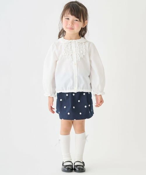 petit main / プティマイン シャツ・ブラウス | ちびフリルブラウス | 詳細3