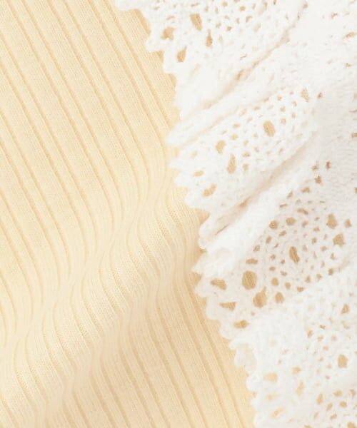 petit main / プティマイン Tシャツ | 【リンク】レースフリルテレコ長袖Tシャツ | 詳細12