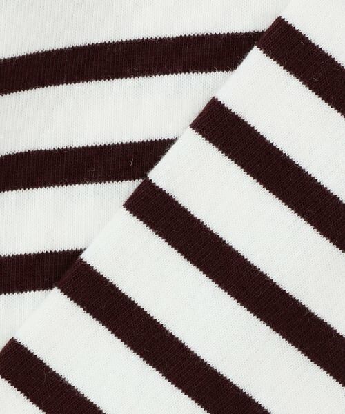 petit main / プティマイン Tシャツ | 【リンク】ボーダーペプラム長袖Tシャツ | 詳細15