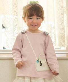 petit main / プティマイン Tシャツ | ミニバッグ長袖Tシャツ