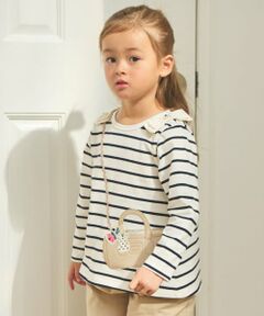 petit main / プティマイン Tシャツ | ミニバッグ長袖Tシャツ
