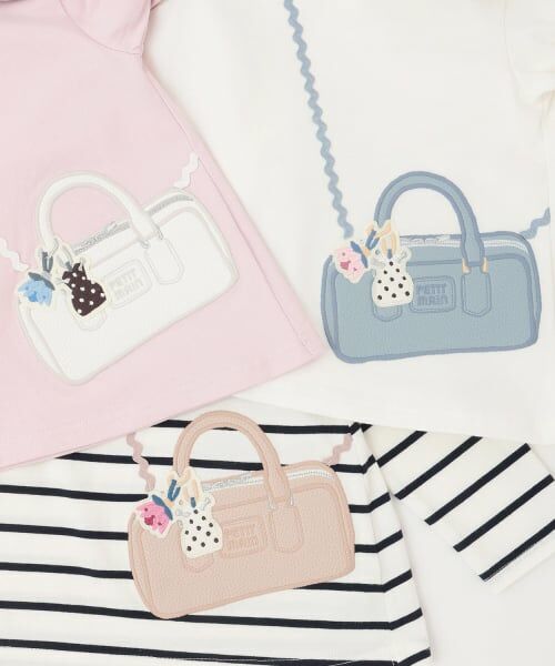 petit main / プティマイン Tシャツ | ミニバッグ長袖Tシャツ | 詳細11