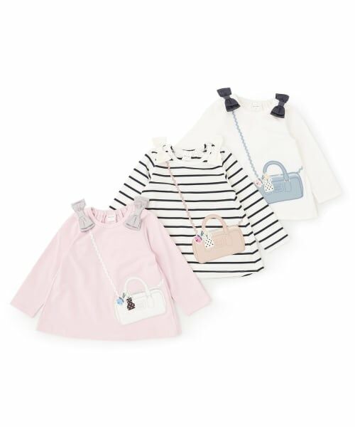 petit main / プティマイン Tシャツ | ミニバッグ長袖Tシャツ | 詳細15