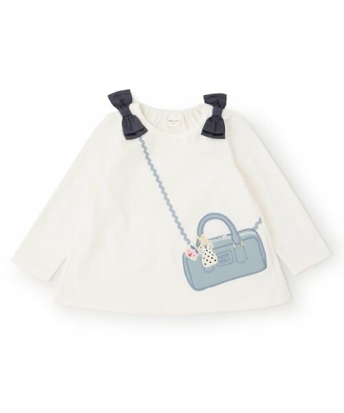 petit main / プティマイン Tシャツ | ミニバッグ長袖Tシャツ | 詳細4