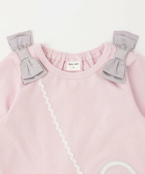 petit main / プティマイン Tシャツ | ミニバッグ長袖Tシャツ | 詳細8