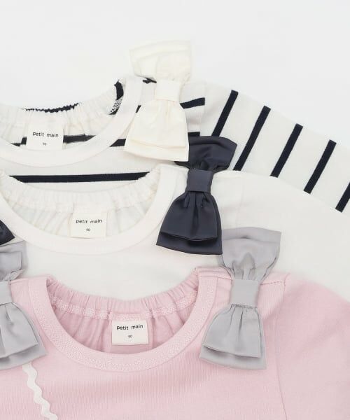 petit main / プティマイン Tシャツ | ミニバッグ長袖Tシャツ | 詳細9