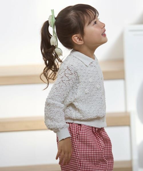 petit main / プティマイン カーディガン・ボレロ | 衿つきニットカーディガン | 詳細1