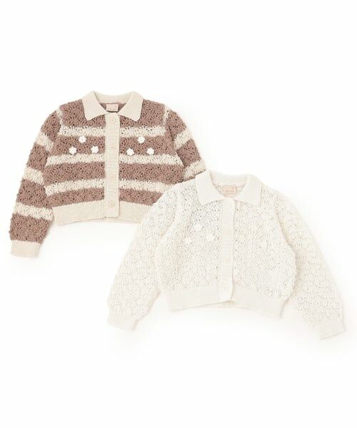 petit main / プティマイン カーディガン・ボレロ | 衿つきニットカーディガン | 詳細14