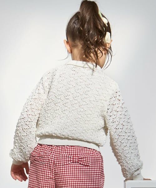 petit main / プティマイン カーディガン・ボレロ | 衿つきニットカーディガン | 詳細2