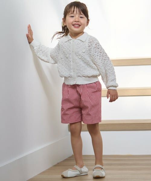 petit main / プティマイン カーディガン・ボレロ | 衿つきニットカーディガン | 詳細3