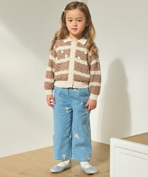 petit main / プティマイン カーディガン・ボレロ | 衿つきニットカーディガン | 詳細5