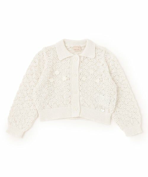 petit main / プティマイン カーディガン・ボレロ | 衿つきニットカーディガン | 詳細6