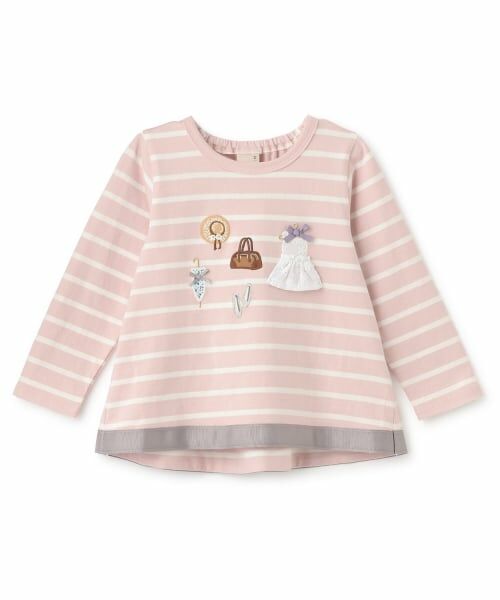 petit main / プティマイン Tシャツ | お洋服モチーフ長袖Tシャツ | 詳細10