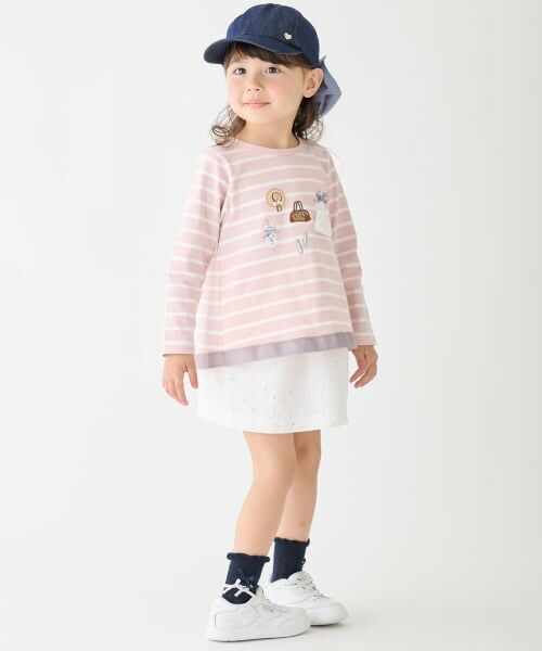 petit main / プティマイン Tシャツ | お洋服モチーフ長袖Tシャツ | 詳細2