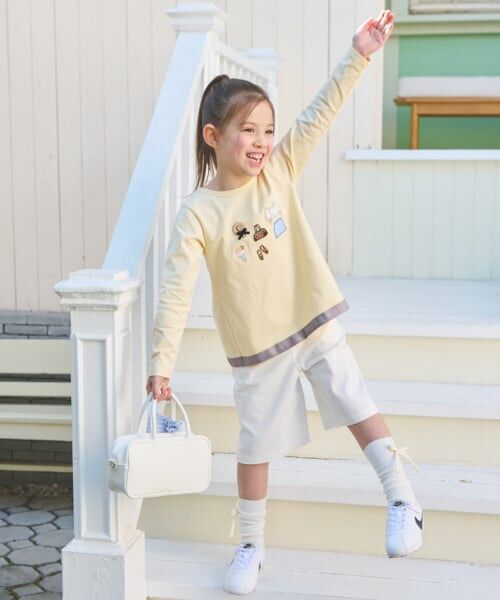 petit main / プティマイン Tシャツ | お洋服モチーフ長袖Tシャツ | 詳細5