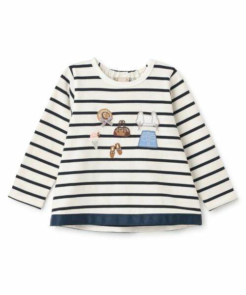 petit main / プティマイン Tシャツ | お洋服モチーフ長袖Tシャツ | 詳細7