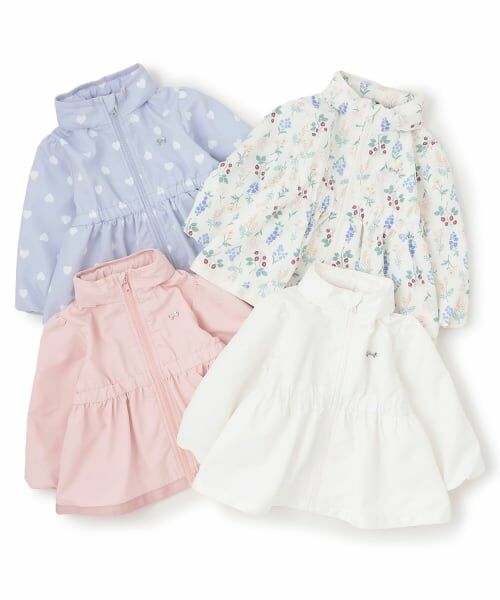 petit main / プティマイン ブルゾン | 【撥水加工】ペプラムウィンブレ | 詳細21