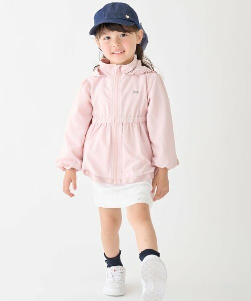 petit main / プティマイン ブルゾン | 【撥水加工】ペプラムウィンブレ | 詳細6