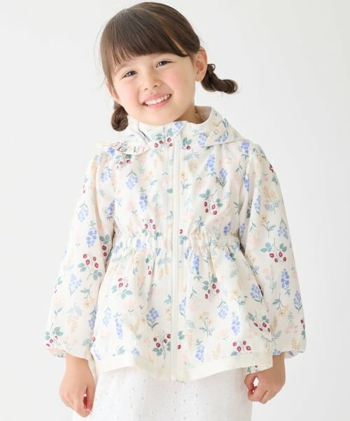 petit main / プティマイン ブルゾン | 【撥水加工】ペプラムウィンブレ（マルチ）