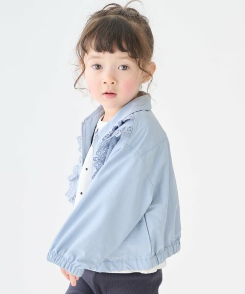 petit main / プティマイン ブルゾン | レースフリルブルゾン | 詳細1