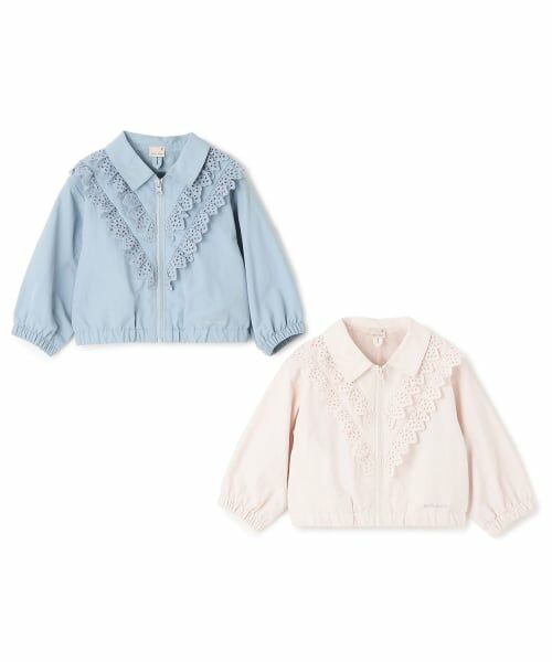 petit main / プティマイン ブルゾン | レースフリルブルゾン | 詳細12
