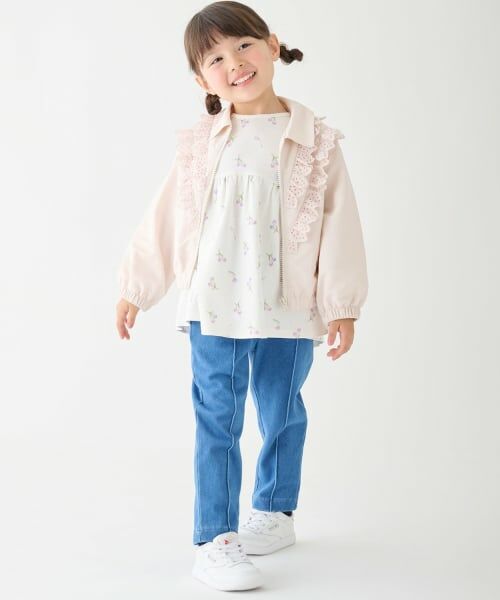 petit main / プティマイン ブルゾン | レースフリルブルゾン | 詳細3