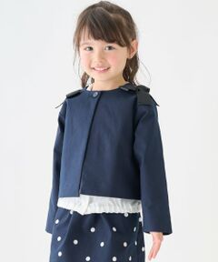 petit main / プティマイン ブルゾン | リボンショートジャケット