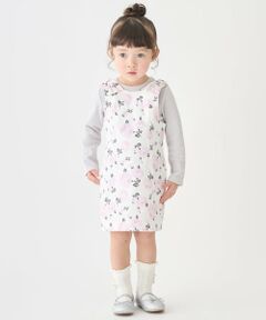 petit main / プティマイン ミニ丈・ひざ丈ワンピース | 【リンク】肩リボンジャンスカセット