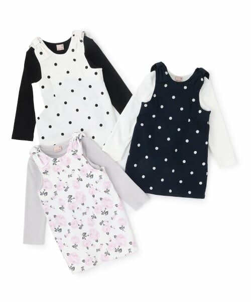 petit main / プティマイン ミニ丈・ひざ丈ワンピース | 【リンク】肩リボンジャンスカセット | 詳細16