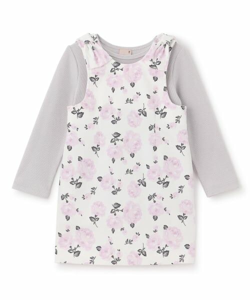 petit main / プティマイン ミニ丈・ひざ丈ワンピース | 【リンク】肩リボンジャンスカセット | 詳細6