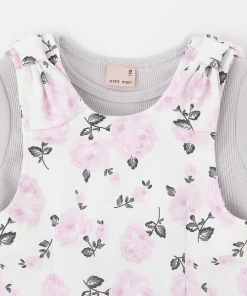 petit main / プティマイン ミニ丈・ひざ丈ワンピース | 【リンク】肩リボンジャンスカセット | 詳細9