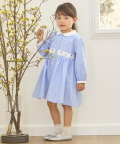 petit main / プティマイン ミニ丈・ひざ丈ワンピース | 【リンク】シャツワンピース