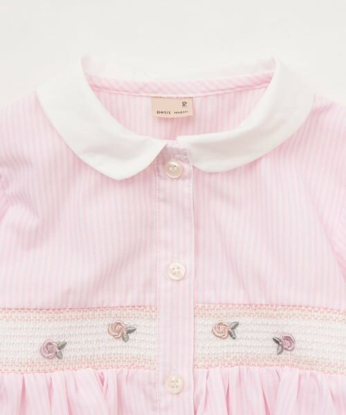 petit main / プティマイン ミニ丈・ひざ丈ワンピース | 【リンク】シャツワンピース | 詳細11