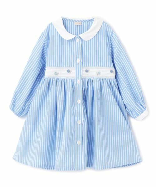 petit main / プティマイン ミニ丈・ひざ丈ワンピース | 【リンク】シャツワンピース | 詳細9