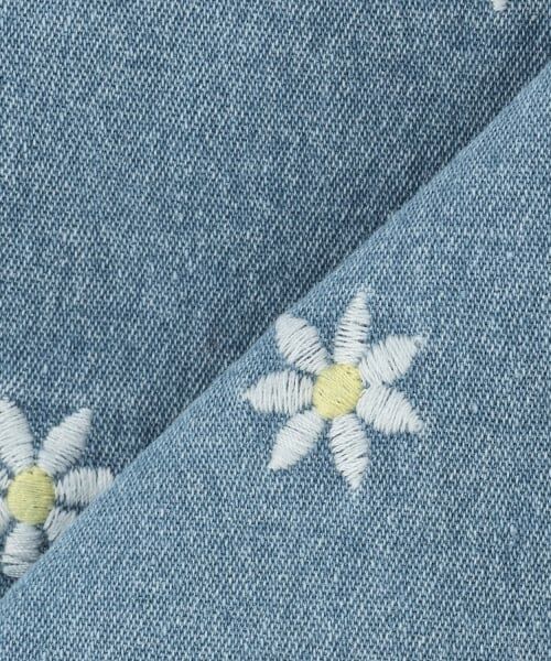 petit main / プティマイン ミニ丈・ひざ丈ワンピース | 花刺しゅうジャンスカ | 詳細10