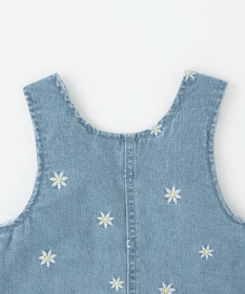 petit main / プティマイン ミニ丈・ひざ丈ワンピース | 花刺しゅうジャンスカ | 詳細5