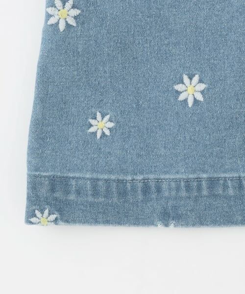 petit main / プティマイン ミニ丈・ひざ丈ワンピース | 花刺しゅうジャンスカ | 詳細7